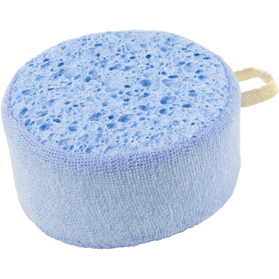 Мочалка спонж Банная Линия 11 924 из целлюлозы  мягкая  круглая 11 см