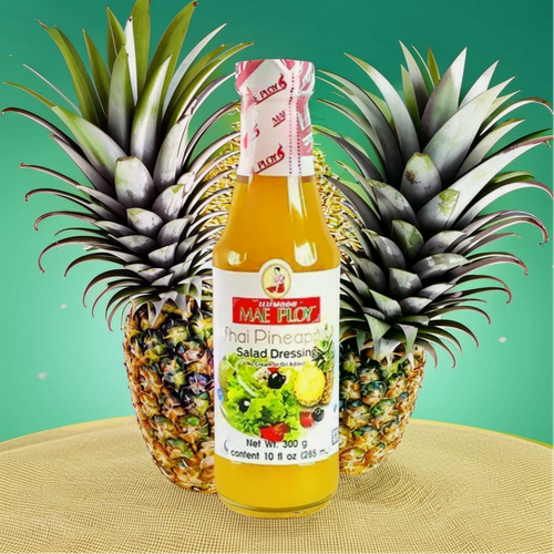 Изображение товара Соус с ананасом дрессинг Mae Ploy, для салата, кисло-сладкий 285 мл, Таиланд
