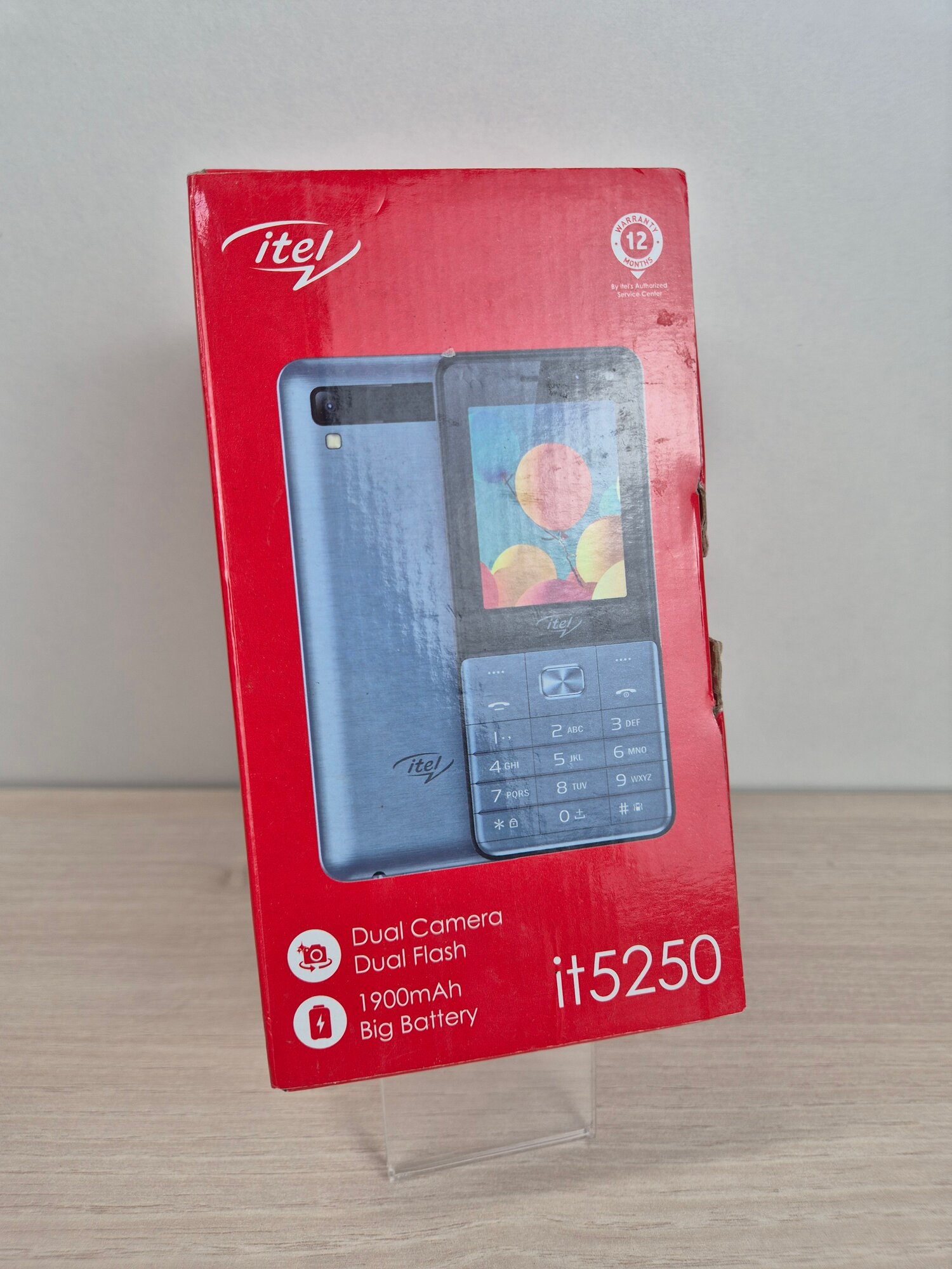 Сотовый телефон ITEL IT5250 Cobalt Blue (2sim/2.4"/320*240/32Mb/microSD/0.1Мп/Bt/1900мАч/моноблок) — фото 1