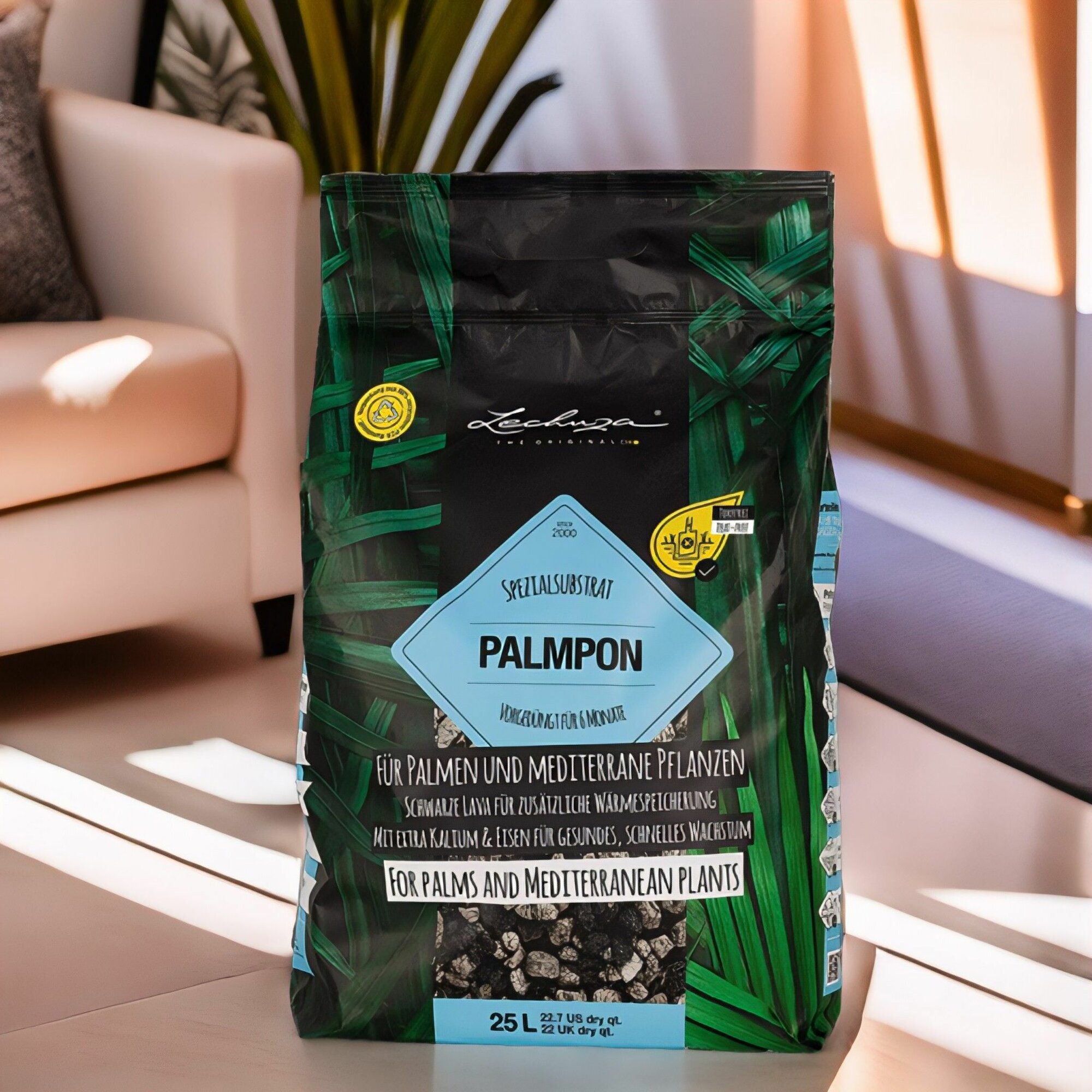 Грунт для пальм и пальмовых готовый Lechuza "Palmpon" 25л земля почва — фото 1