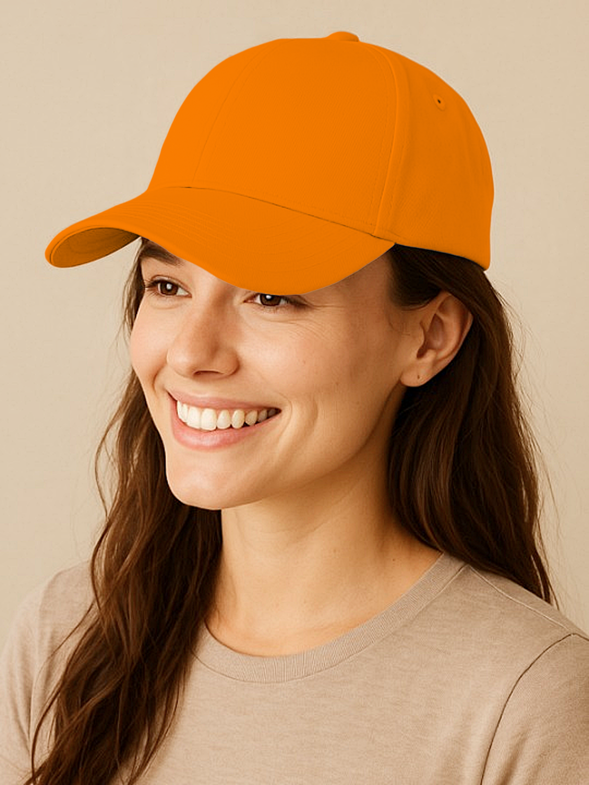 Бейсболка Us Basic для мужчин и женщин, размер 57, оранжевый — фото 1