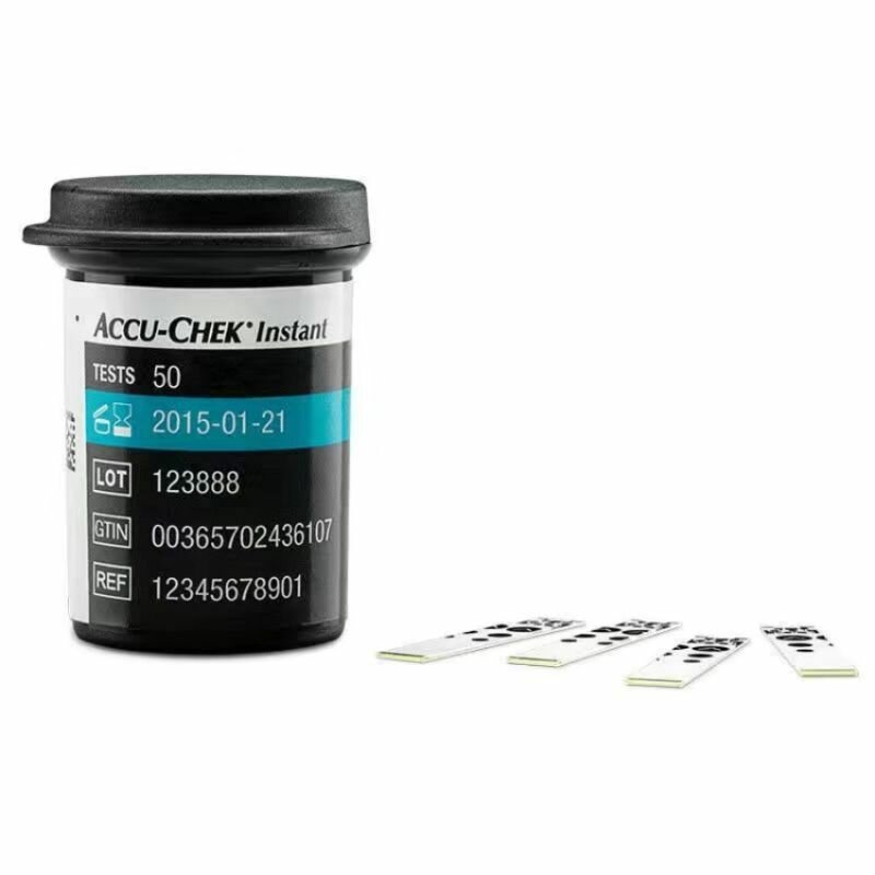 Изображение Тест-полоски Accu-Chek Instant, для глюкометра Accu-Check Instant, 50 шт