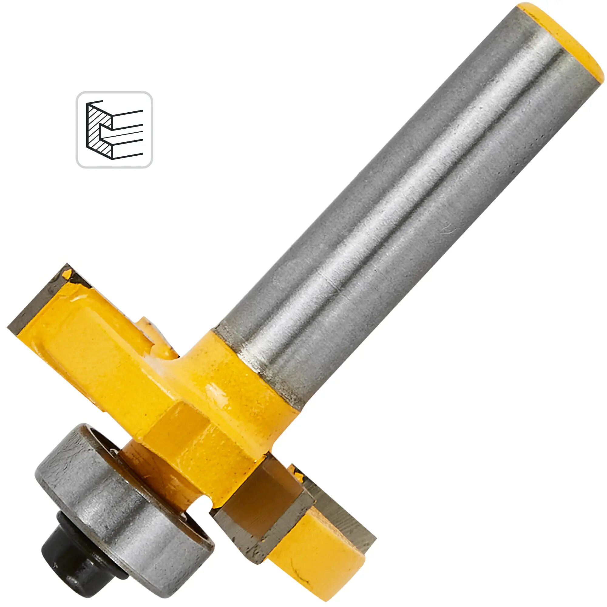 Фреза по дереву кромочная фальцевая 553368 32x6 мм хвостовик 8 мм