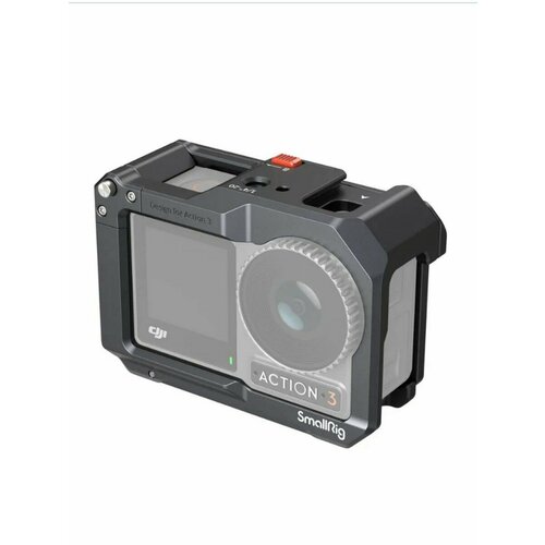 Клетка SmallRig 4119B, для экшн-камерыDJI OSMO ACTION 3/4, алюминий, чёрная