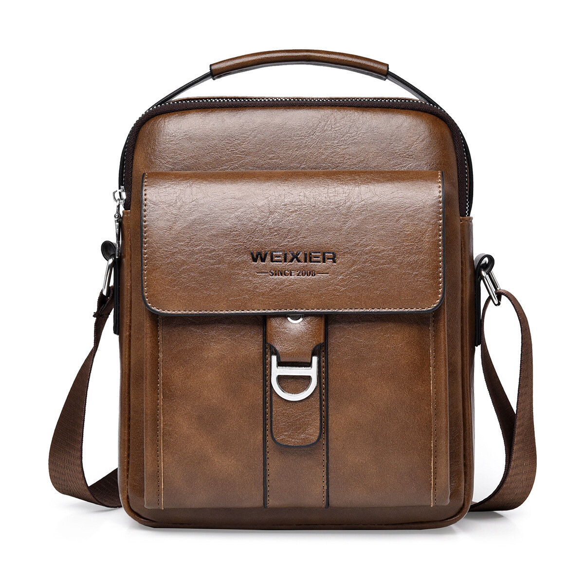 Sac messager en cuir haut de gamme pour homme – Sac à Bandoulière élegant, sacoche d'affaires, непроницаемый для перемещений и путешествий