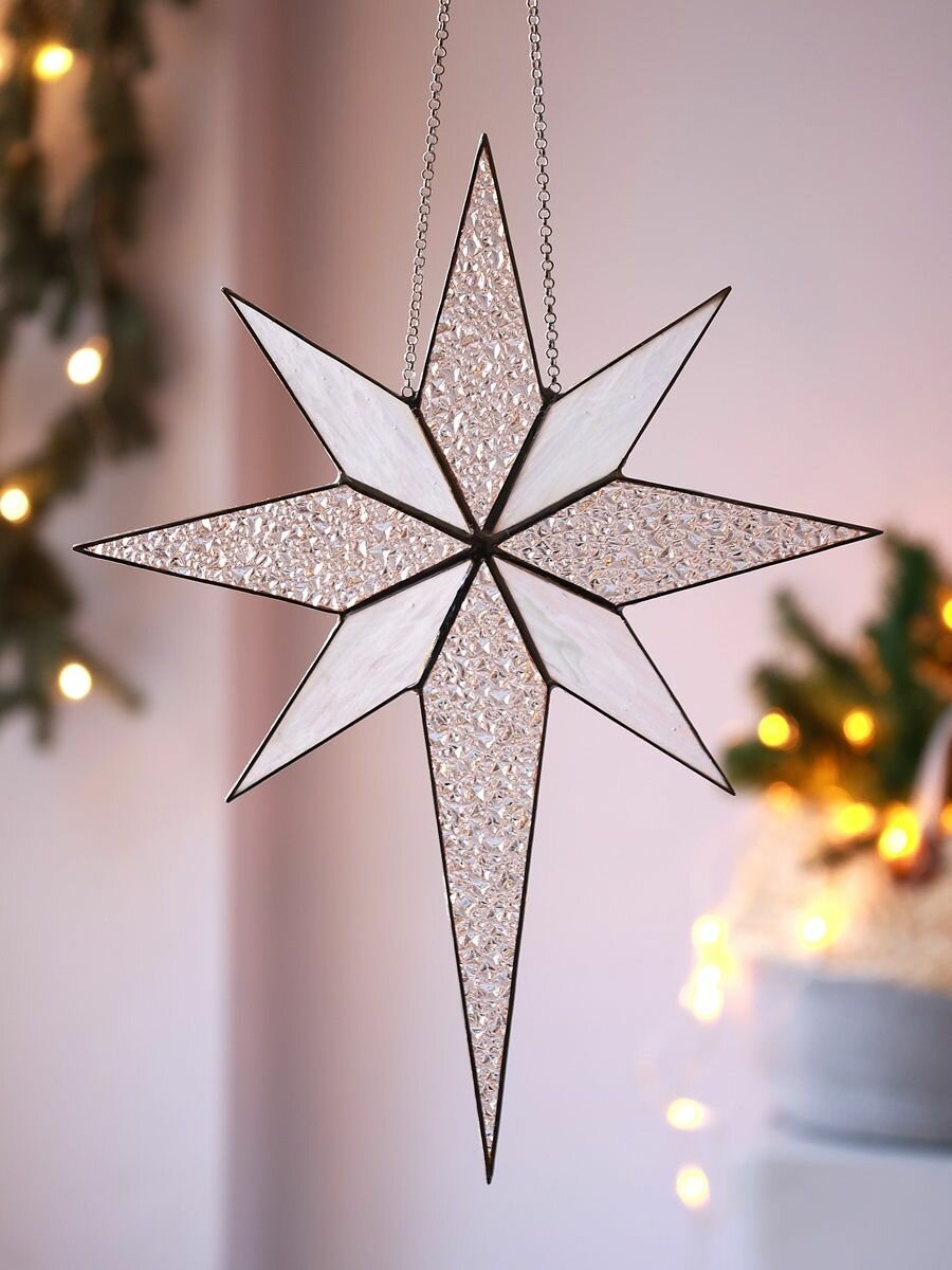 Витражная подвеска "Вифлеемская звезда"