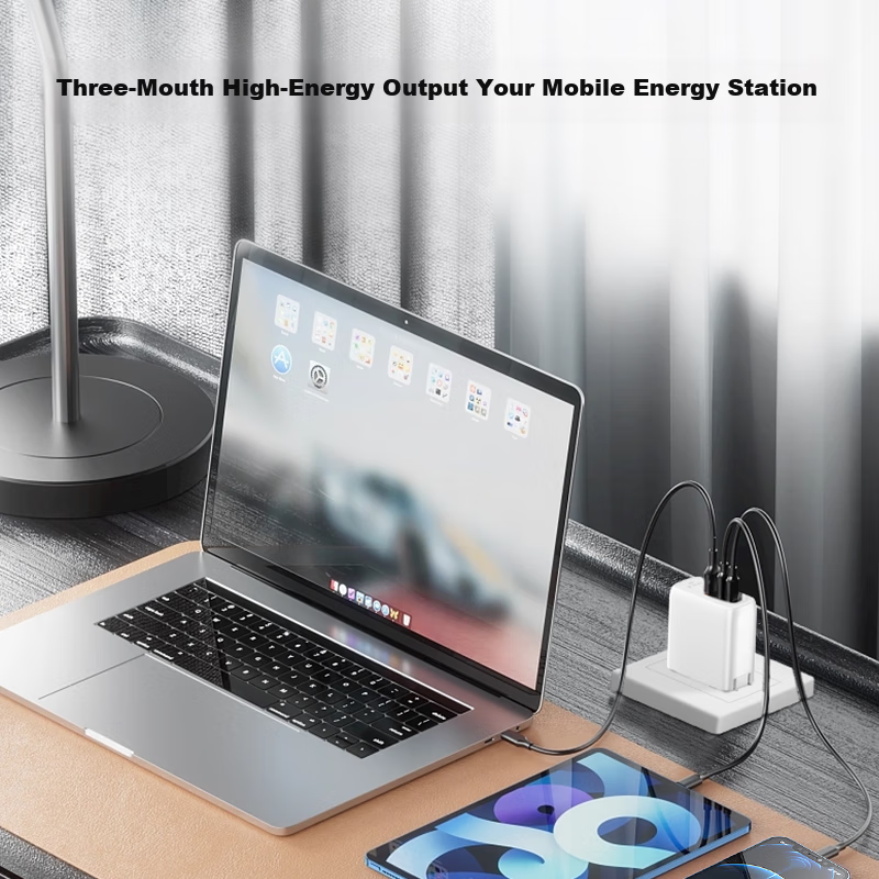 Блокноты Xiaomi IWALK 67W GaN Charger Triple Port Fast Charging High Power Mini Portable for iPhone 16/15/14proMax Huawei Xiaomi Mobile Phone Notebook Charger