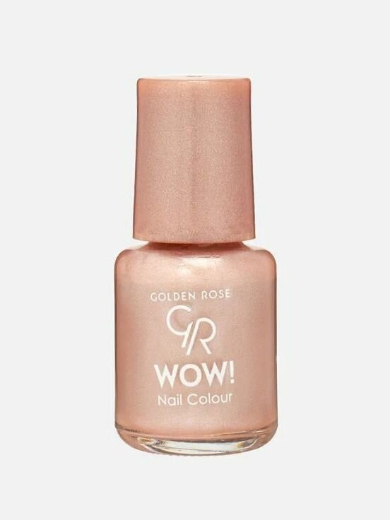 Лак для ногтей Golden Rose "WOW Блеск", без толуола, без парабенов, Стойкая формула, 6мл