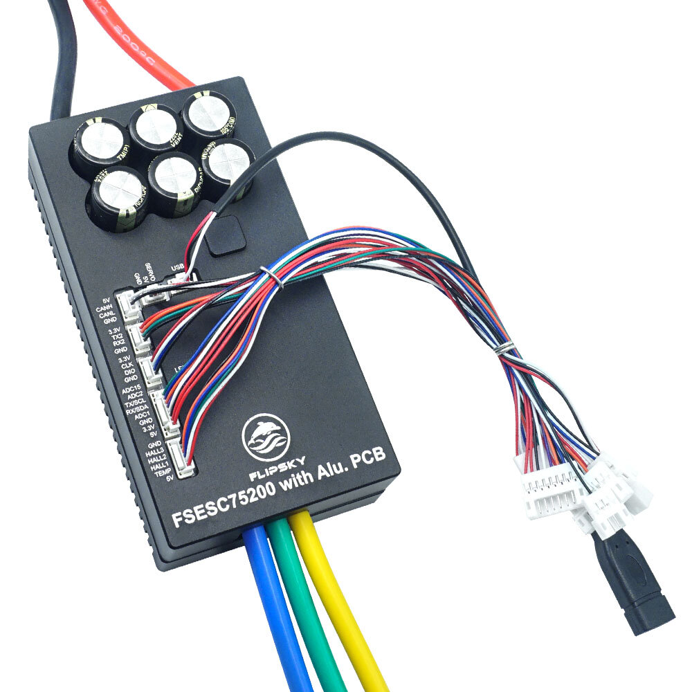 Flipsky 75200 84V High Current с алюминиевой печатной платой на основе VESC для боевого робота