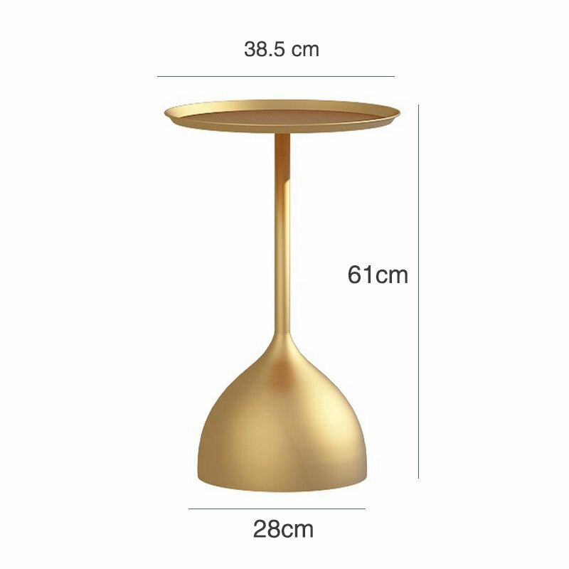 Журнальный стол Круглый рабочий стол металлический материал38.5х28х61см