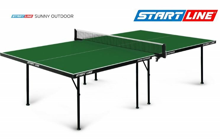 Теннисный стол START LINE Sunny Outdoor GREEN всепогодный 6014-1