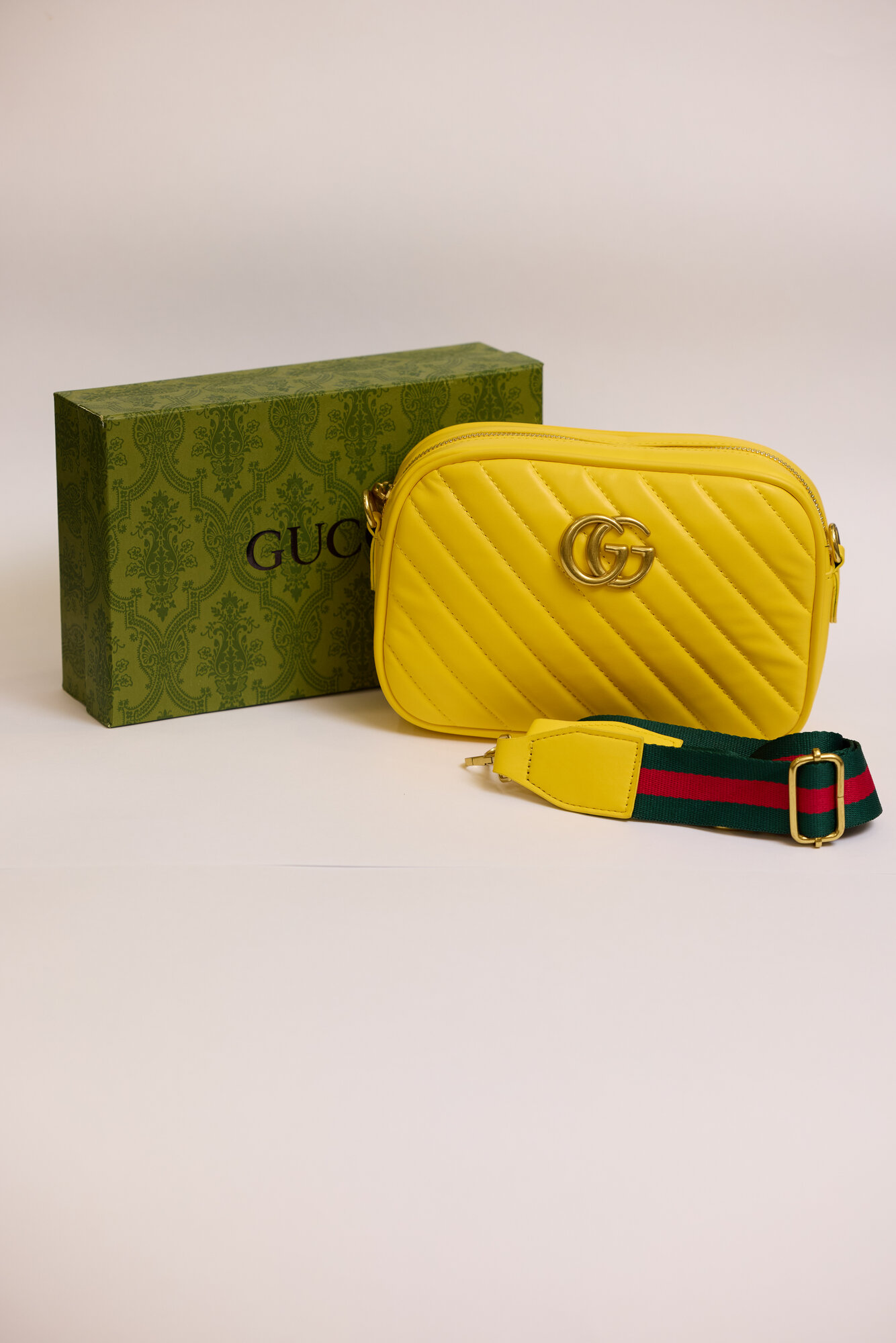 Сумка , фактура гладкая, Желтый — фото 1