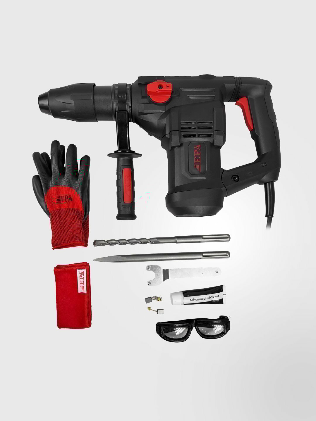 Перфоратор EPA EEP-42-1, мощность 1600Вт, патрон 42мм, 3800уд/мин — фото 1