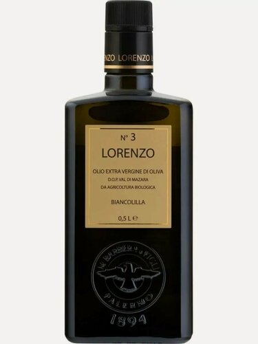 Изображение товара Масло оливковое Barbera LORENZO №3 Extra Virgine di Oliva регион Сицилия 500мл Италия 1шт