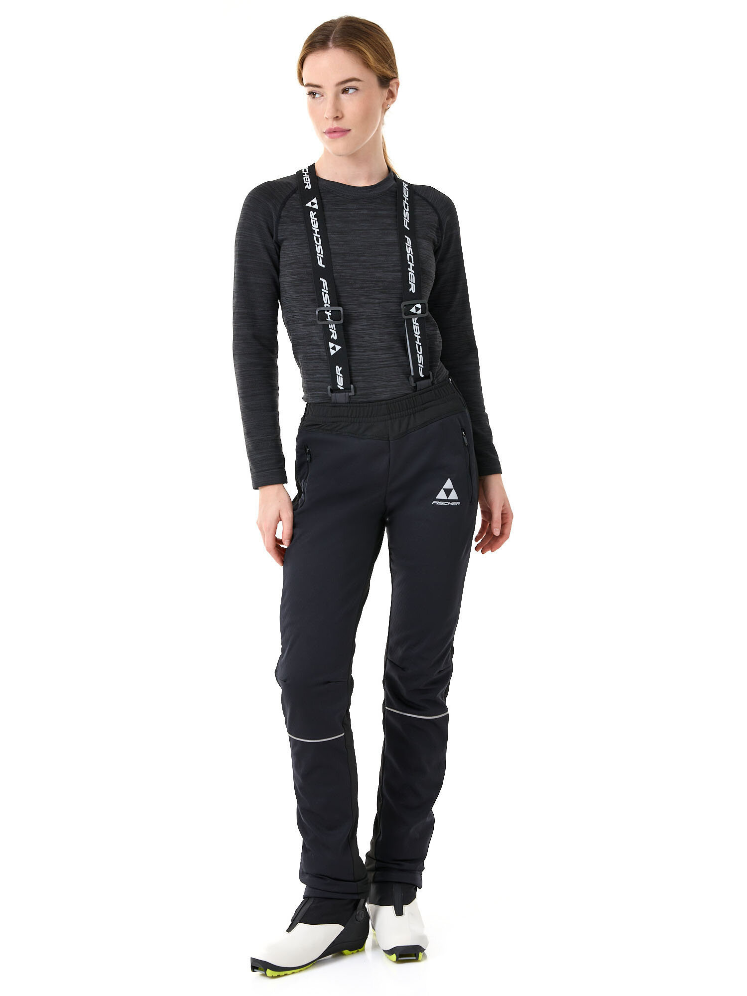 Брюки спортивные Fischer Softshell Warm размер RU:50 черный