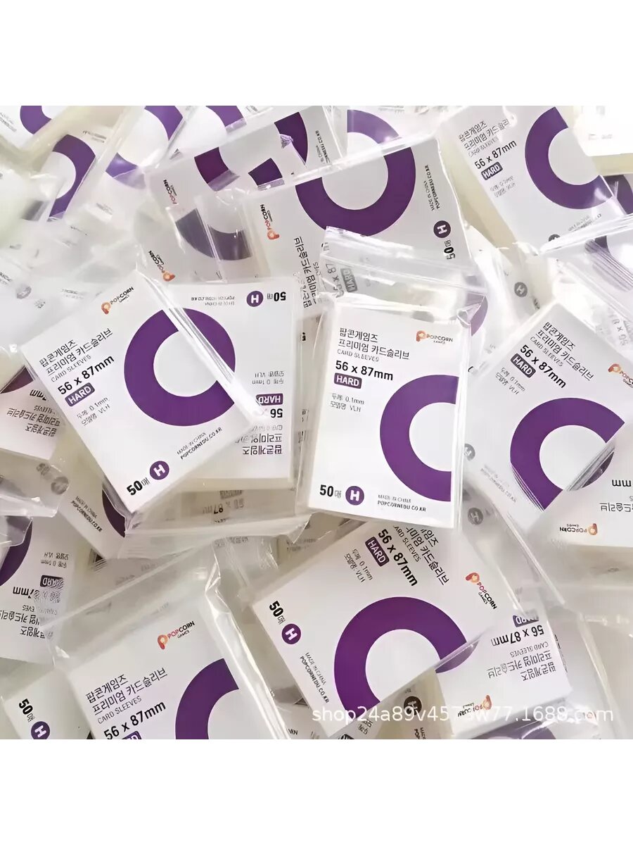 Протекторы для карточек K-POP 56×87 мм, набор 50 шт, премиум качество — фото 1