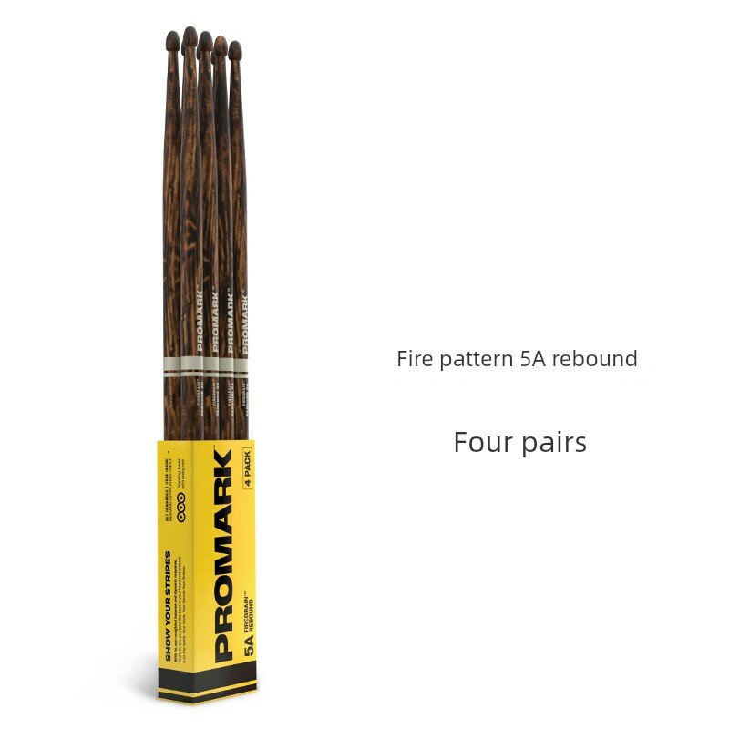 D'Addario Promark Fire Pattern 5A Rebound Барабанные палочки, комплект 4 пары