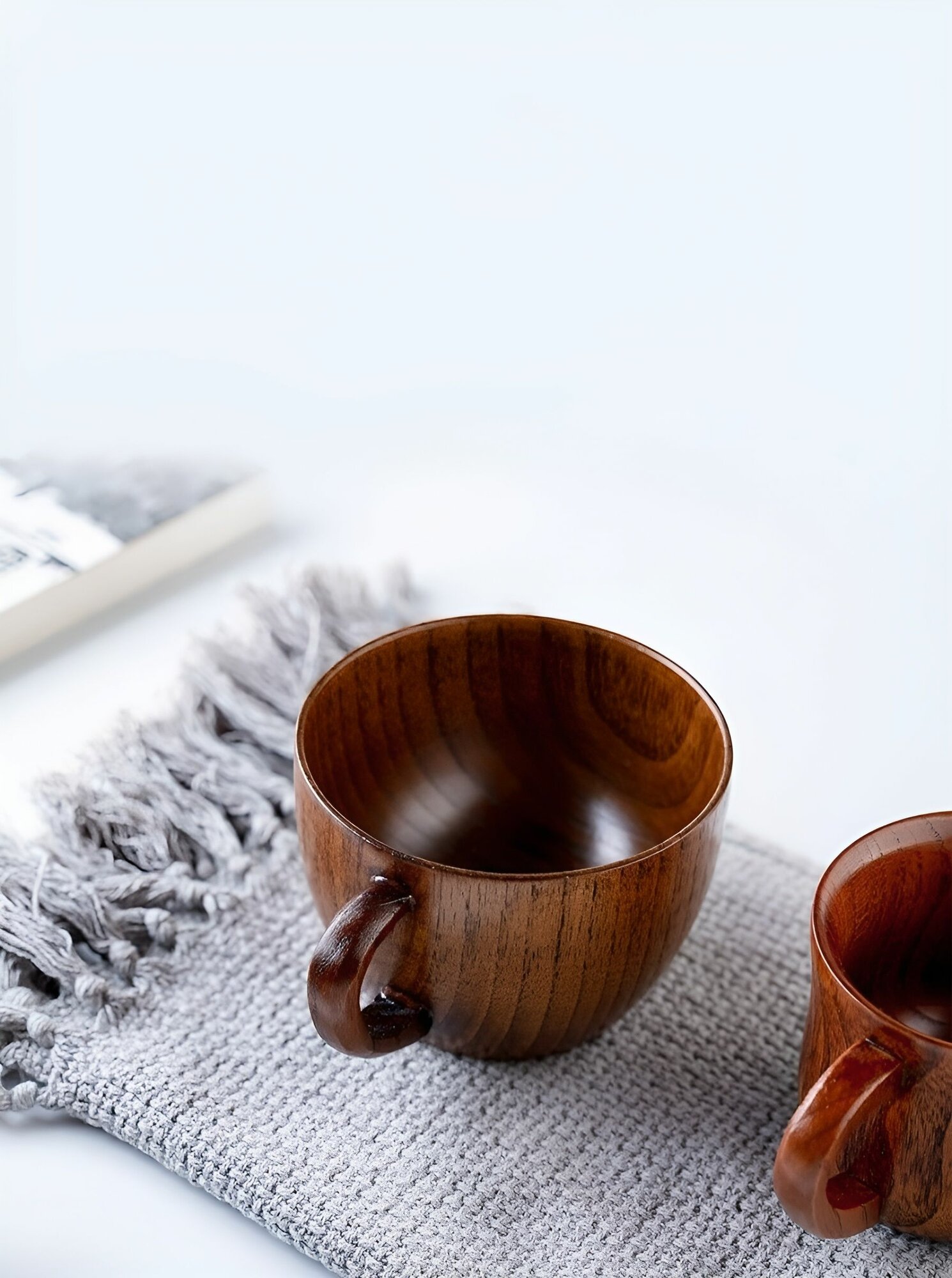 Чашка деревянная для чая и кофе 200 мл — фото 1