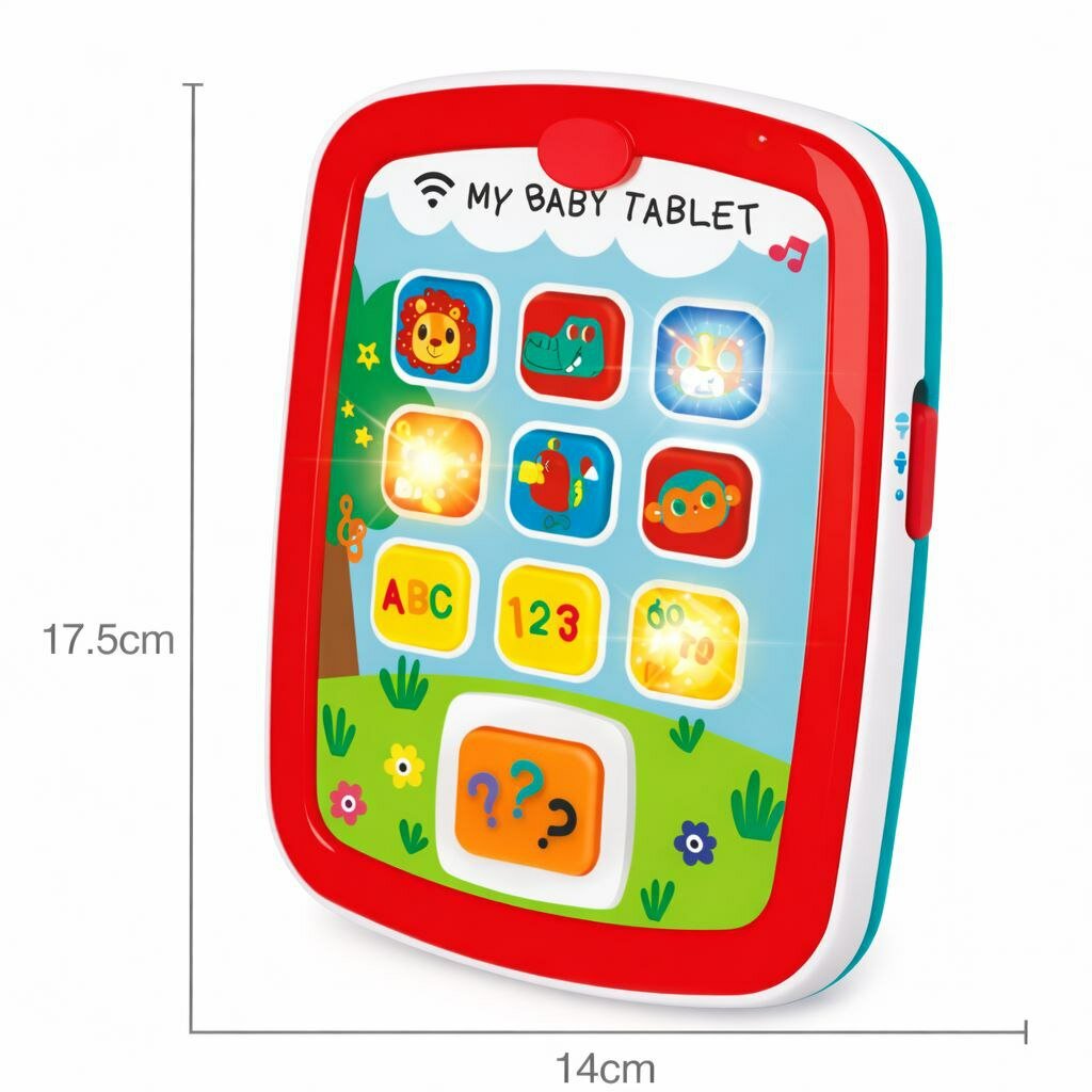Игрушка Hola интересная Планшет световые эффекты, 10 звуковых эффектов. — фото 1