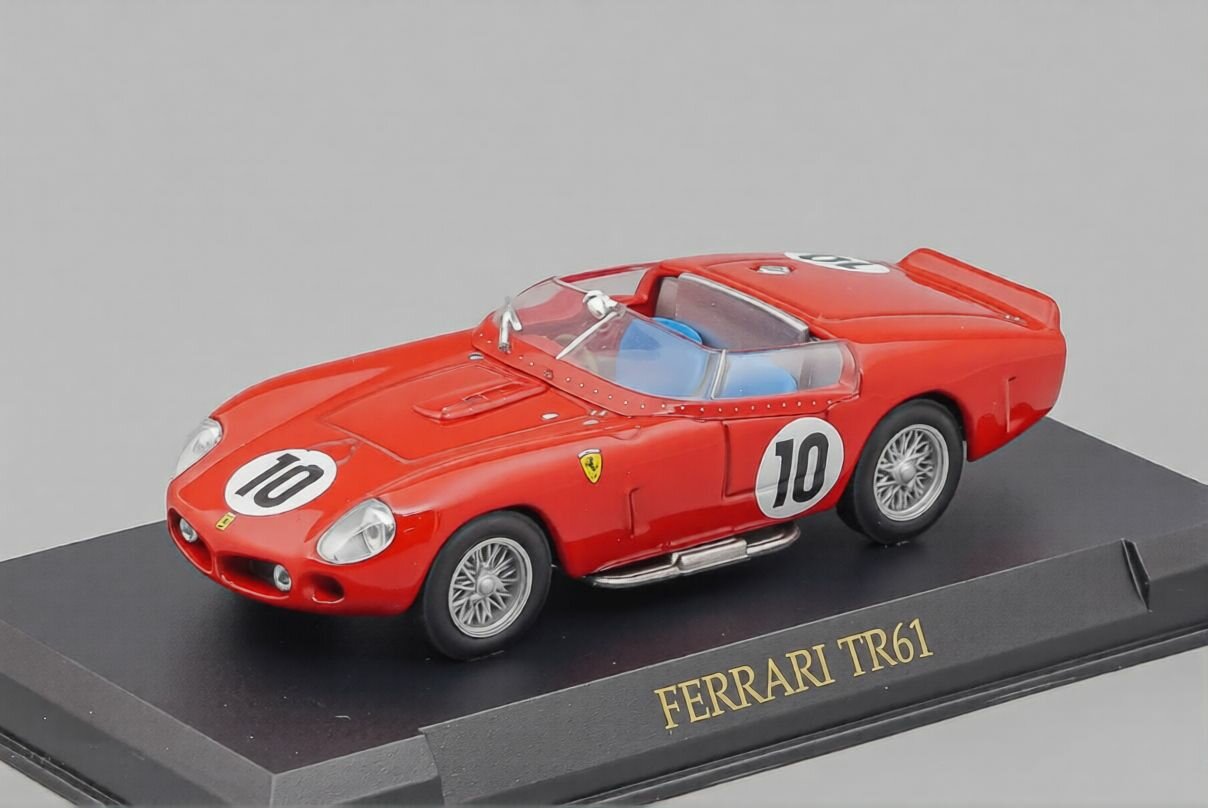 Масштабная коллекционная модель 1/43 Ferrari 250 Testa Rossa 1961 Spider