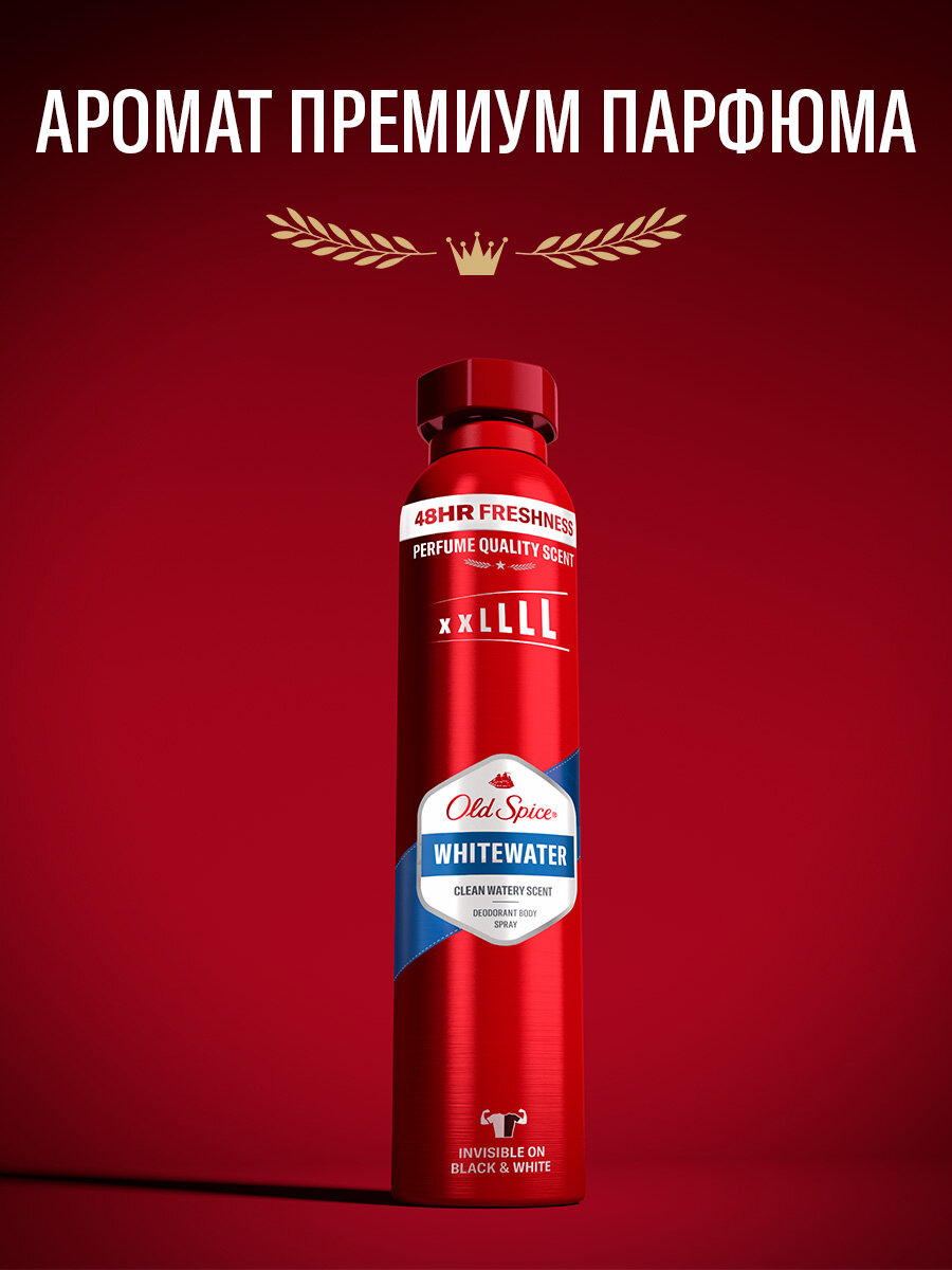 OLD SPICE мужской аэрозольный дезодорант WhiteWater 250мл — фото 1