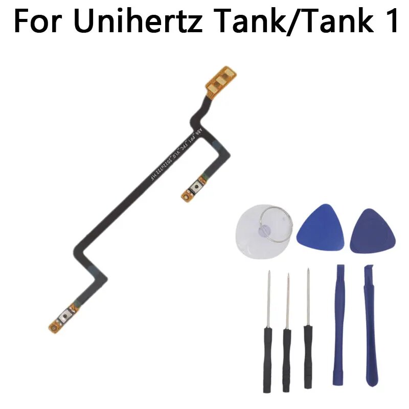 Новый оригинальный кабель питания Unihertz Tank 1, кнопка регулировки громкости, боковой кабель PPT, гибкий кабель FPC для смартфона Unihertz Tank, only volume fpc — фото 1