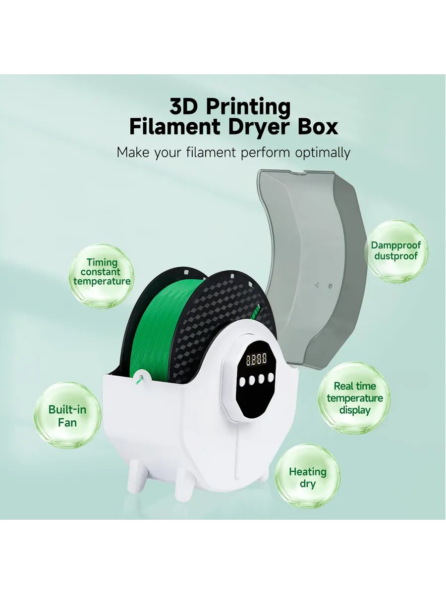 3D принтер филаментная сушилка Filament Dryer Box KINGROON
