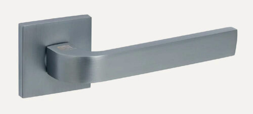 Изображение товара Ручки дверные Bussare CANTO ALTO A-75-40 M.CHROME мат. хром, на квадратной розетке