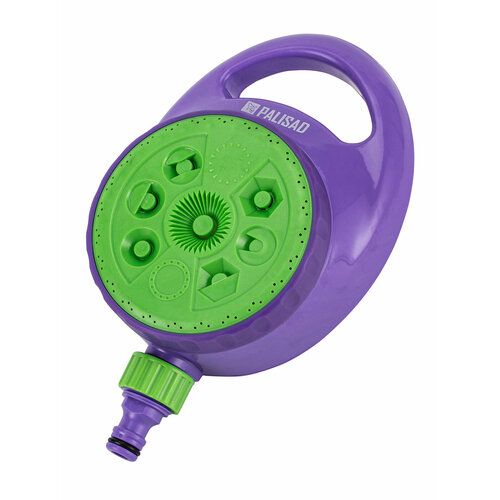 Дождеватель PALISAD 65463 зеленый/фиолетовый 1 шт. зеленый, зеленый, фиолетовый