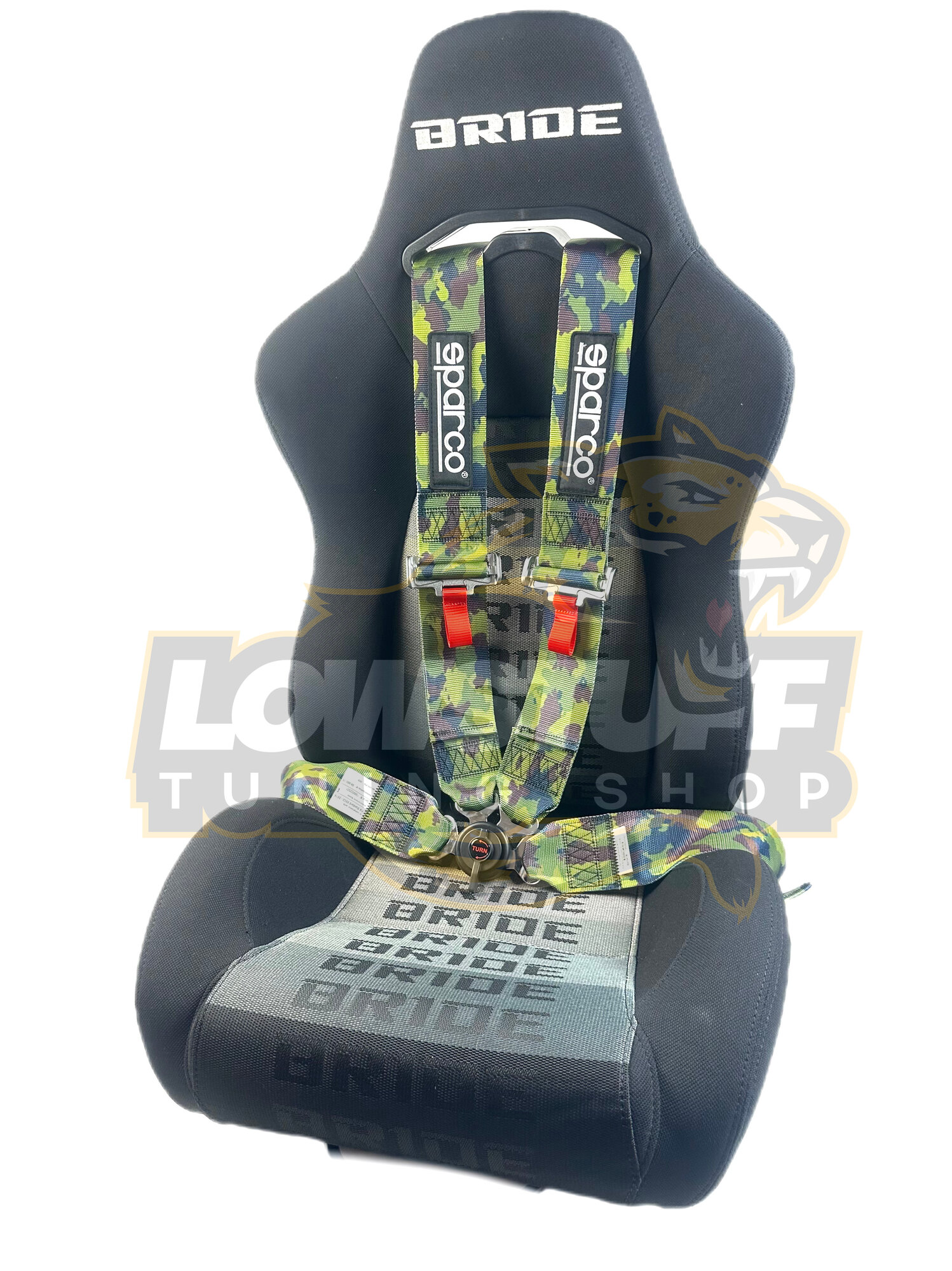 Декоративные спортивные ремни Sparco Style камуфляж 4-х точ 3 дюйма