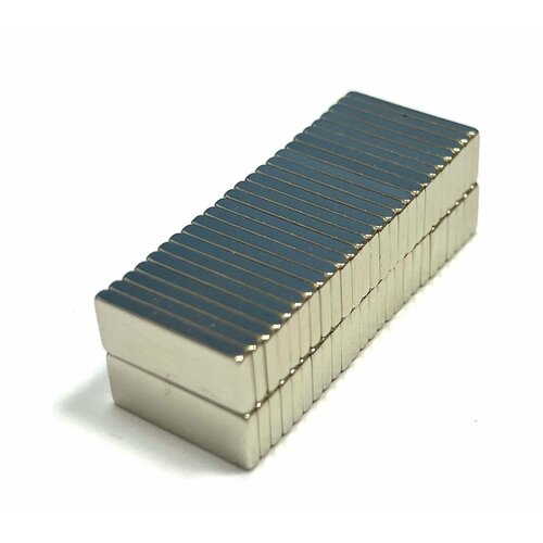 Магнит 10х4х1 мм - 25 штук, магнитное крепление MagElem для сувениров и рекламы
