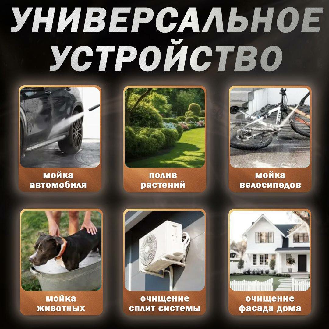 Мойка высокого давления аккумуляторная в кейсе; Портативная автомойка с двумя АКБ; Садовый опрыскиватель аккумуляторный — фото 1