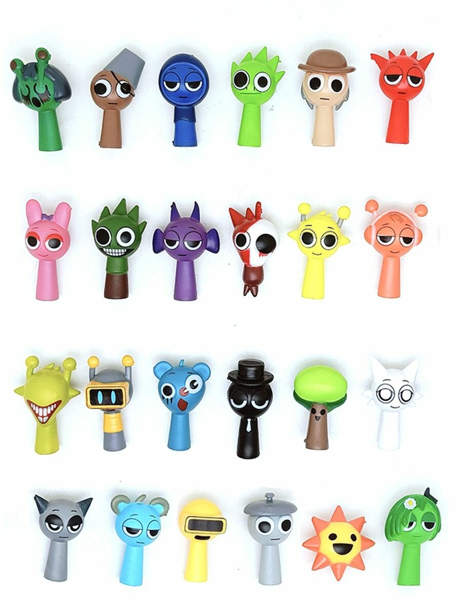 Фигурки Xiaomi Набор фигурок Спрунки / Sprunki Incredibox Фигурки Игрушки для детей 24шт-Праздничные подарки