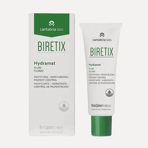 Изображение товара Biretix Hydramat Day Fluid Cantabria Labs Флюид дневной увлажняющий матирующий, 50 мл.
