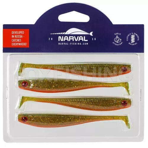 Силиконовая приманка Narval Skinny 12см. #005 4шт.