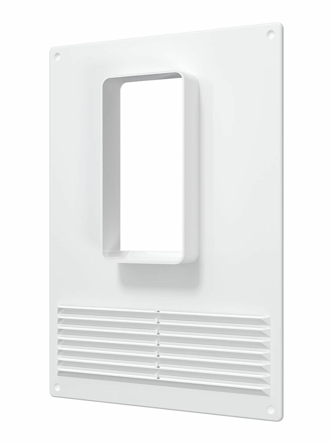 Площадка торцевая птвр фланец 60х120 вертикальная решетка 180х250 пластик ERA