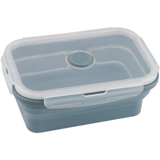 Контейнер Mallony Migliore 700 мл с крышкой круглый складной силикон (108431)