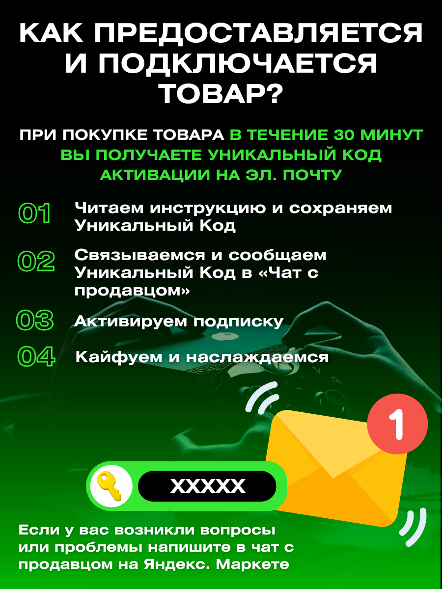 Подписка Xbox Game Pass Ultimate, для Xbox One, Series, ПК без ВПН 13 месяцев, Россия электронный ключ — фото 1
