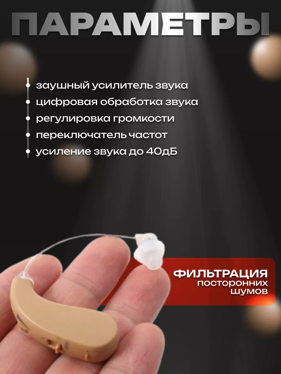 Cлуховой аппарат для пожилых усилитель звука Zinbest HAP-20F — фото 1