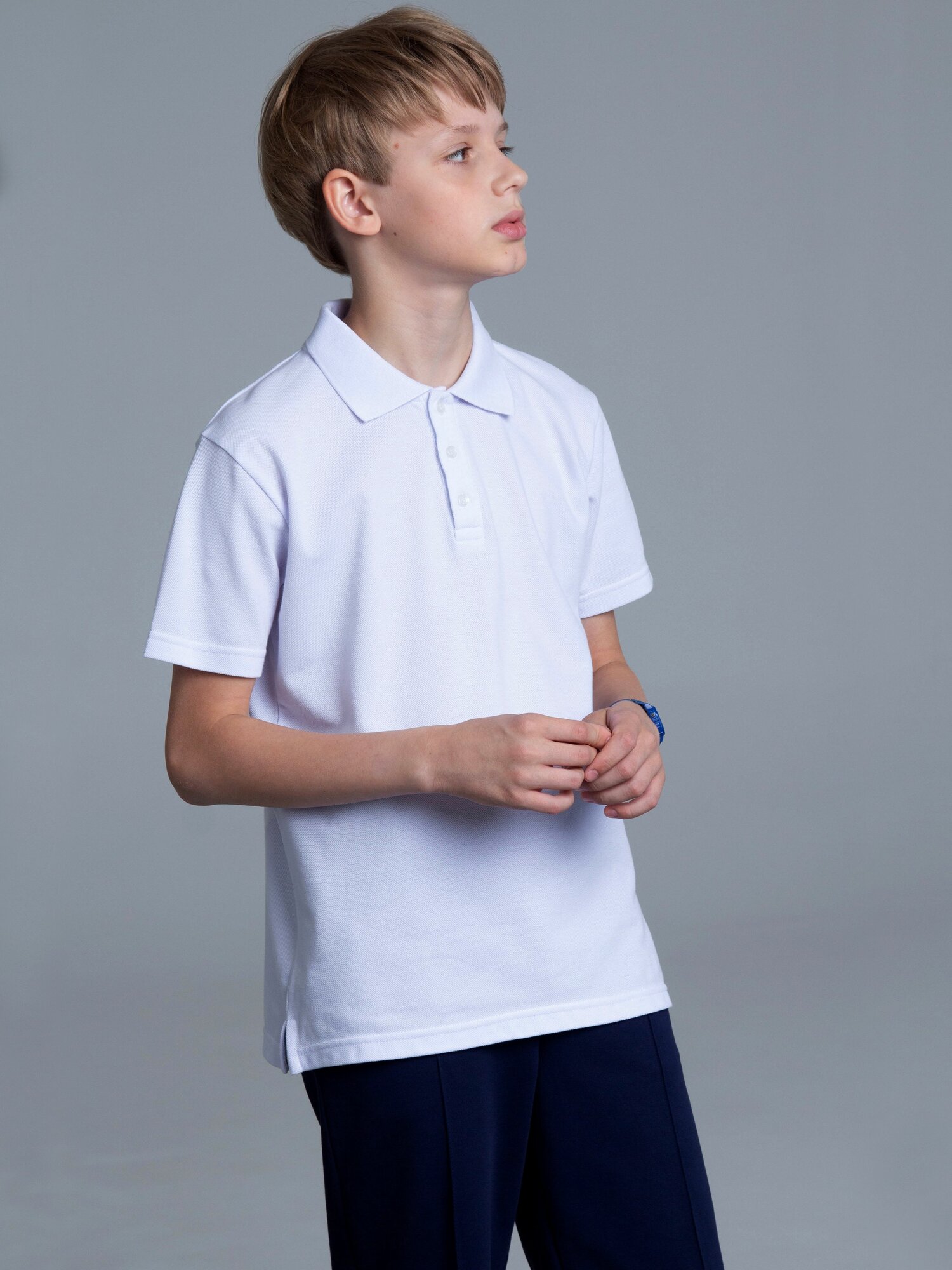 Поло Winkiki, размер 152, белый — фото 1