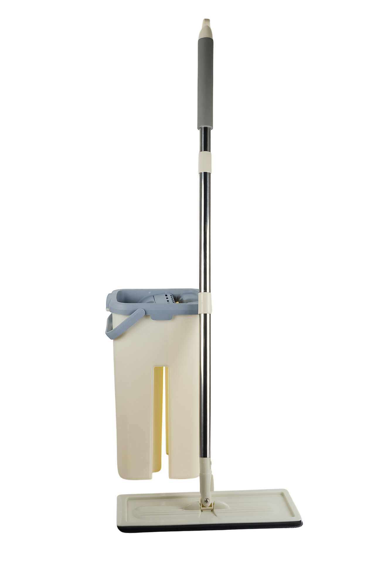 Швабра с отжимом + ведро, набор для мытья полов, 1200х370х108мм