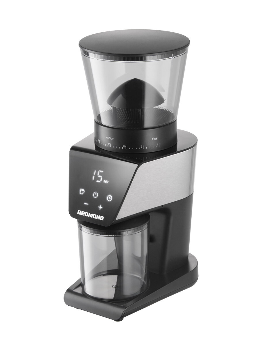 Кофемолка REDMOND "CG806", сенсорное управление, таймер, жернова