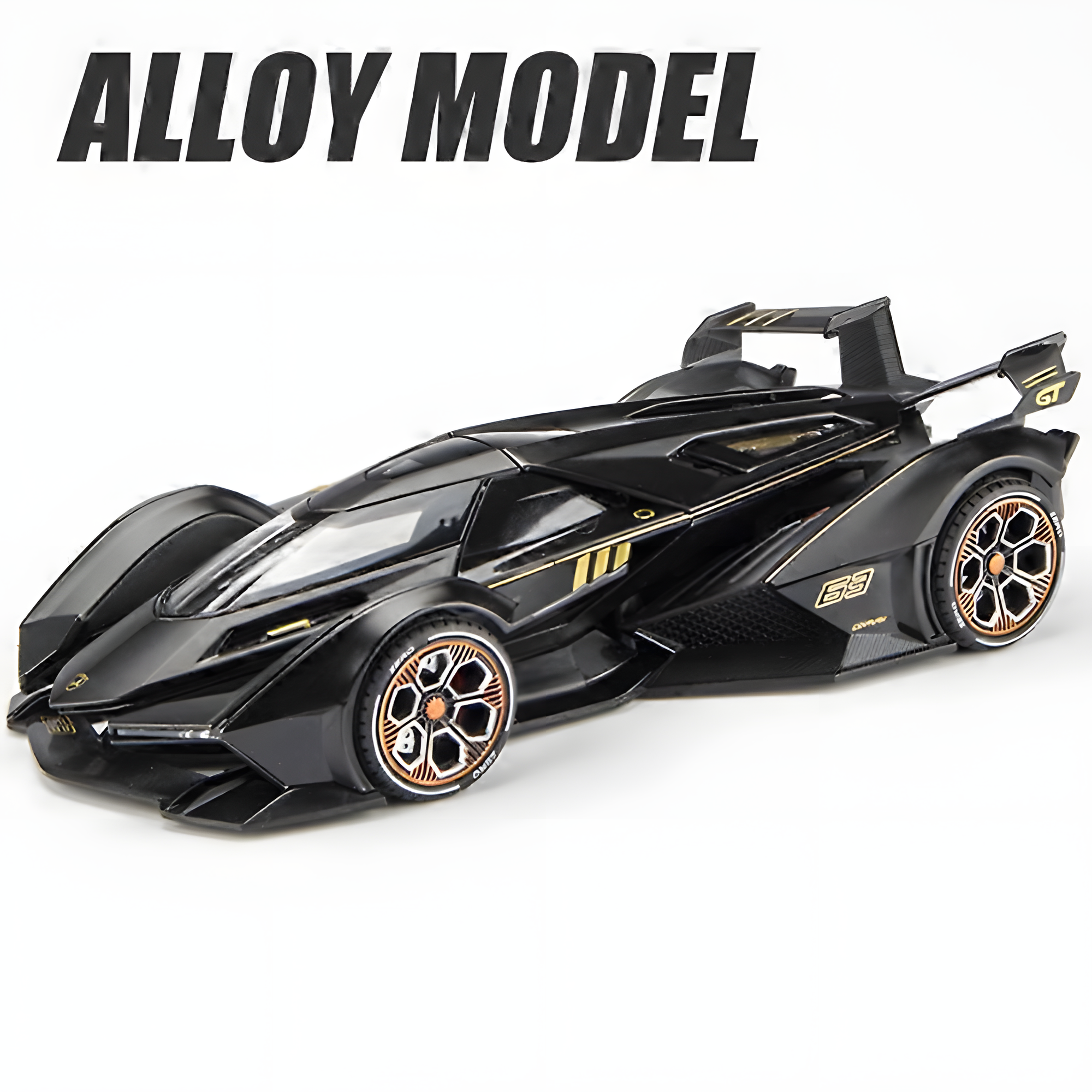 Машинка коллекционная Lamborghini Vision, металлическая, 1:24
