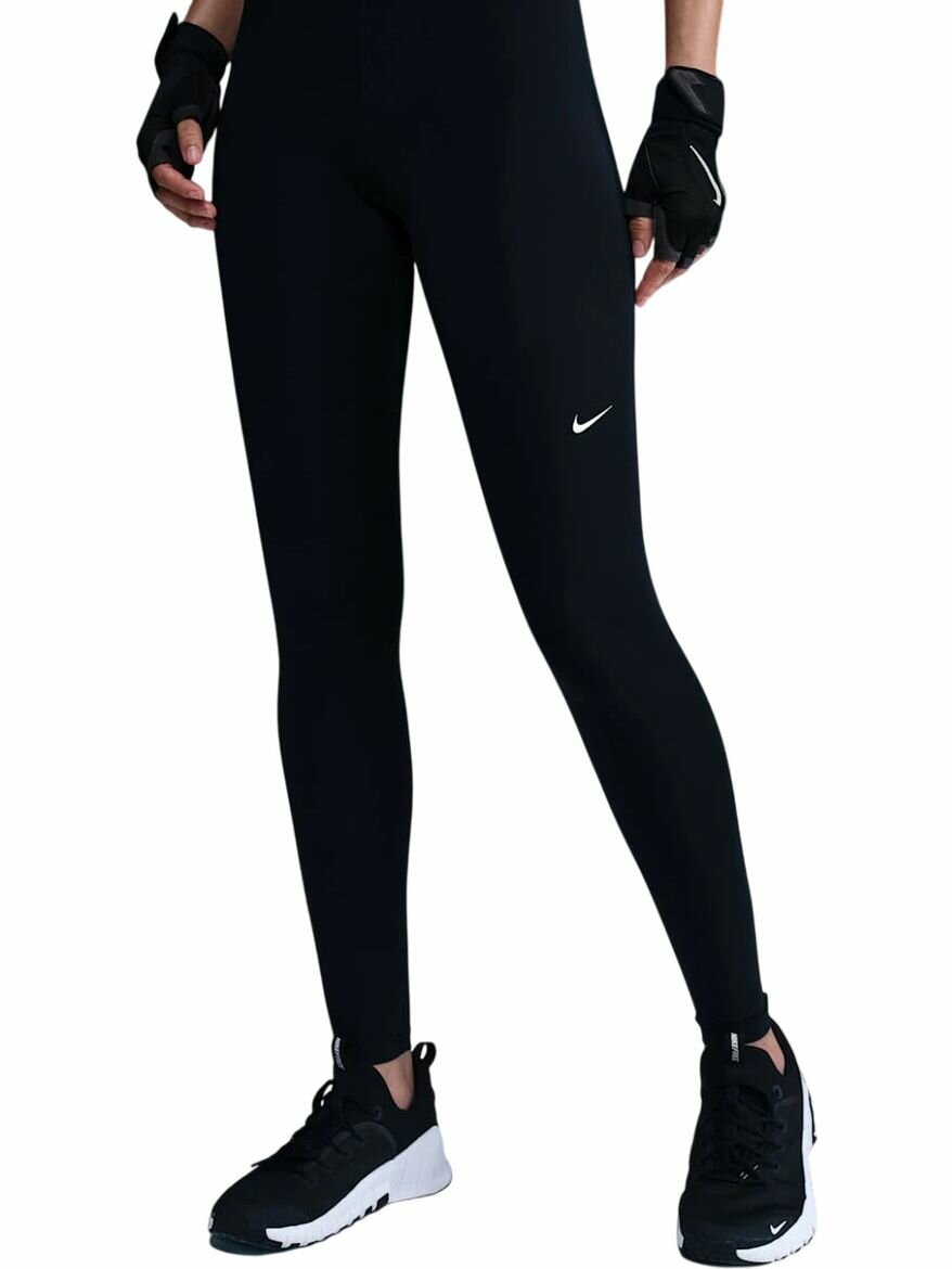 Тайтсы NIKE W NP 365 TIGHT, размер 2XS, черный, розовый, белый