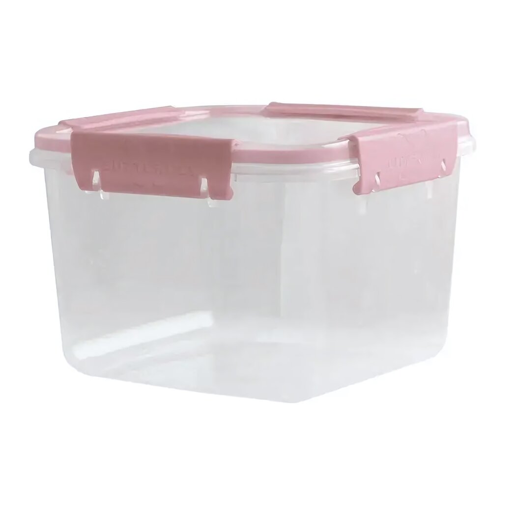 Герметичный пластиковый контейнер butterfly light 17л прозрачный с крышкой и защёлками