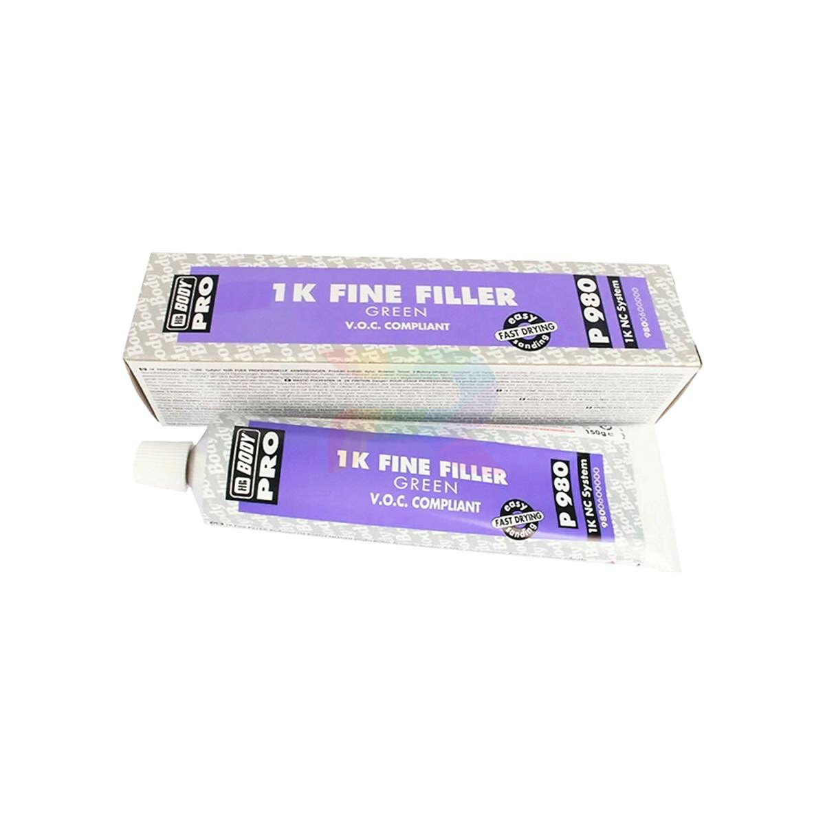 Нитрошпатлёвка Body F980 Green 1K Fine Filler 015 кг.