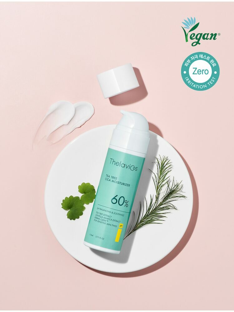 Крем для лица Lavicos Tea Tree Cica Cream, увлажняющий и успокаивающий