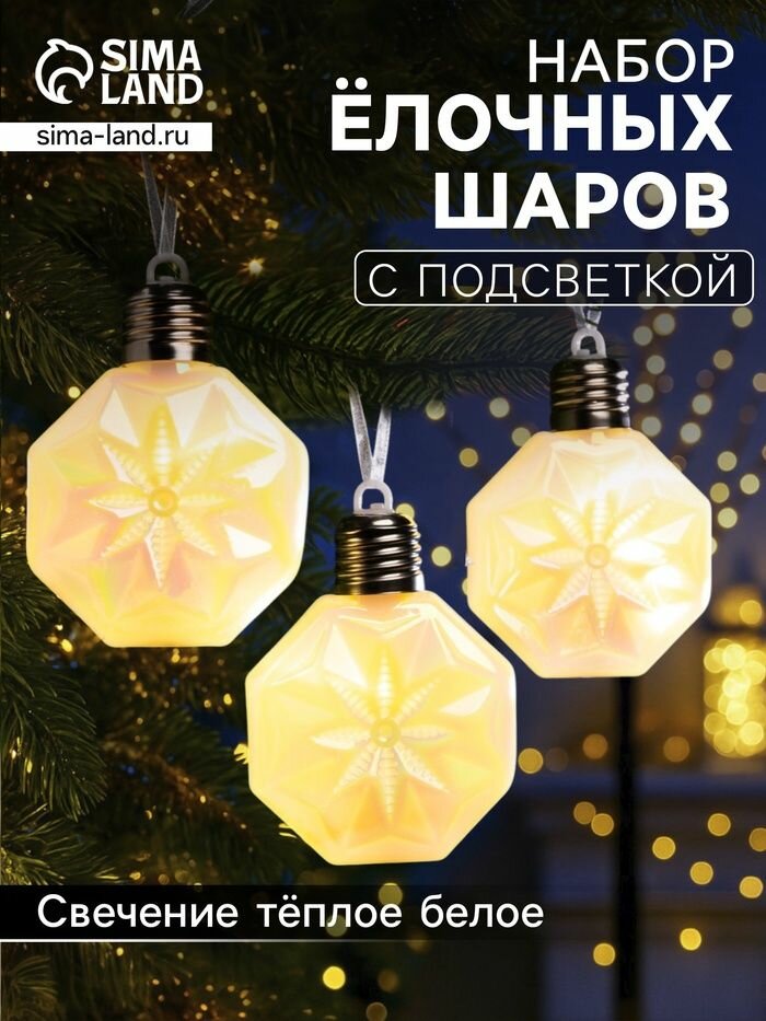 Набор ёлочных шаров 