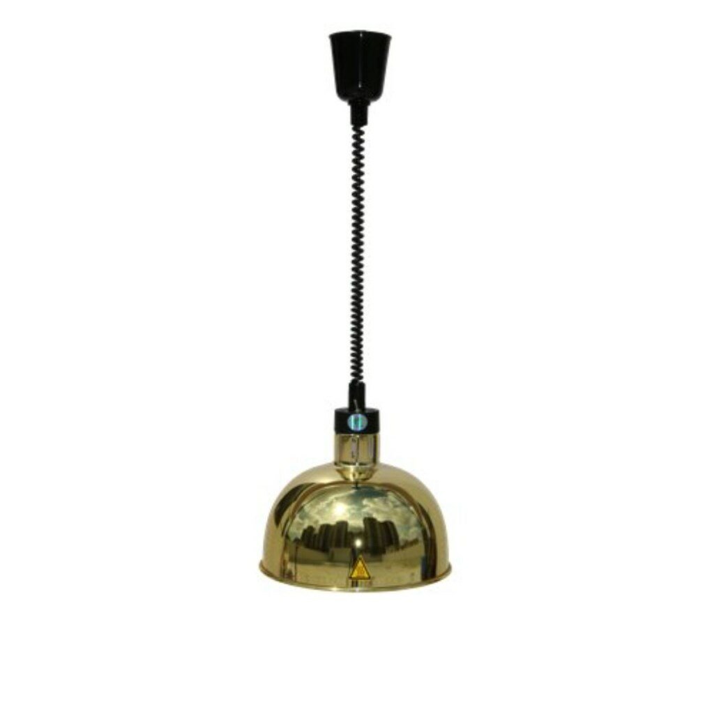 Лампа инфракрасная для подогрева блюд Hurakan HKN-DL750 латунь 0.25 кВт регулировка по высоте 1 лампочка