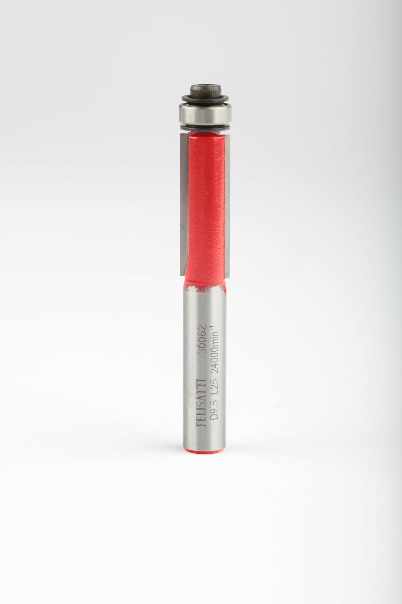 Фреза кромочная прямая ф9.5х25 хв. 8мм Felisatti